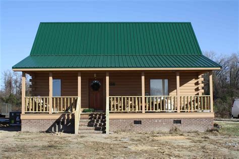 forest green metal roofing